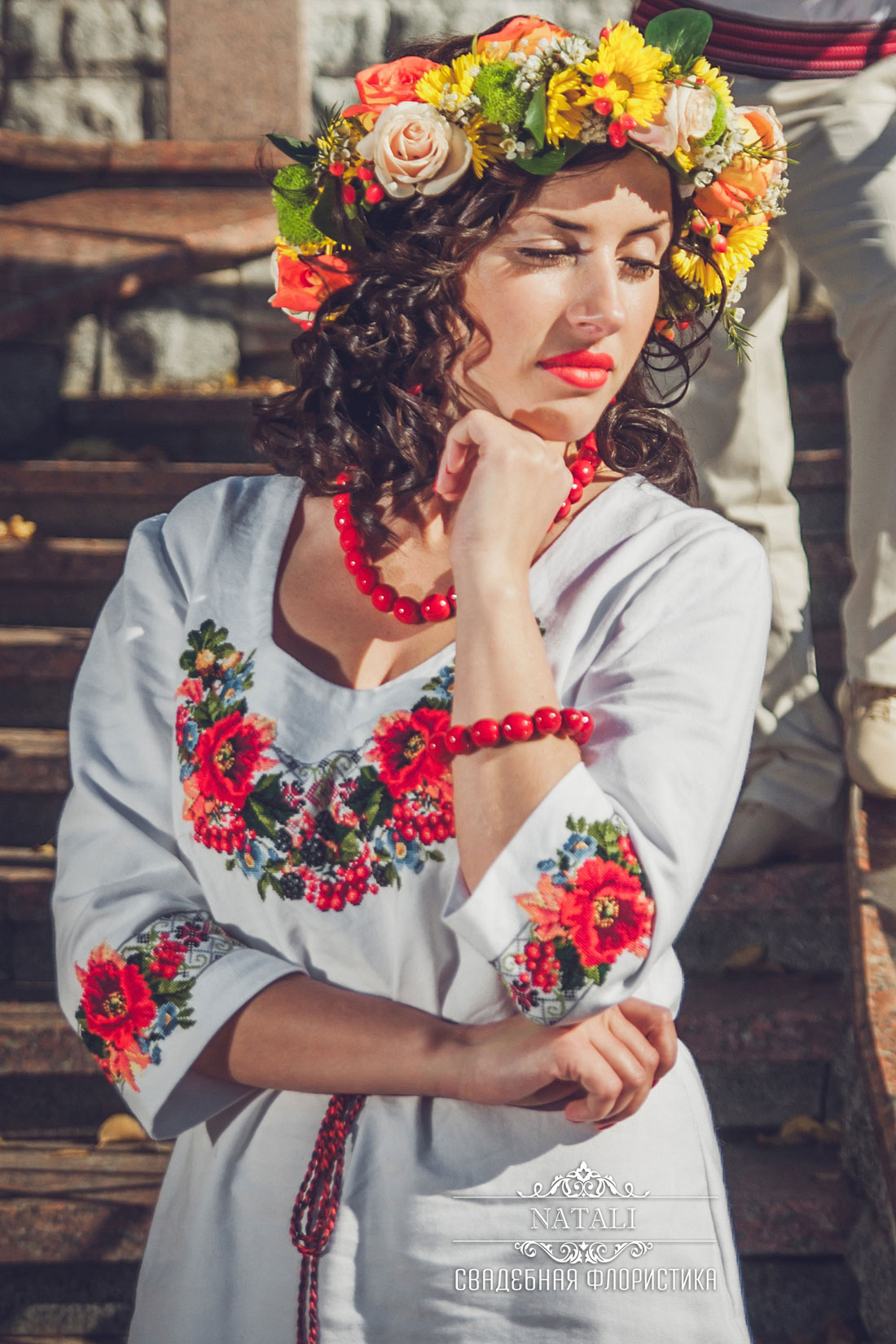 Невеста в украинском народном стиле