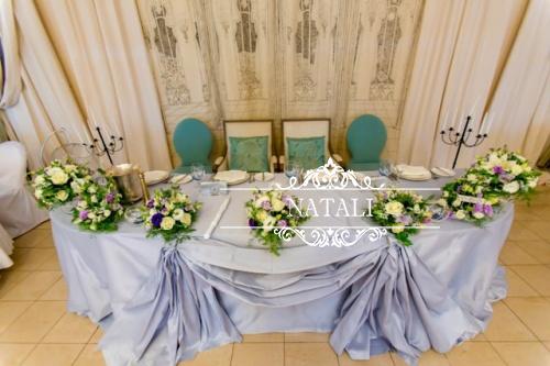 Свадебное оформление стола молодоженов стола молодоженов