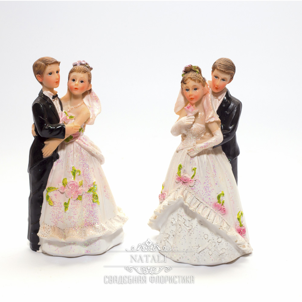 Фигурки на торт жениха и невесты 12см
