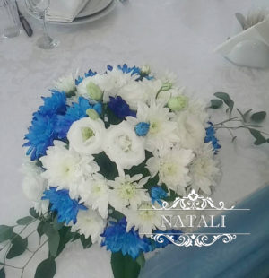Оформление в синем цвете ресторана Козачок на Совках